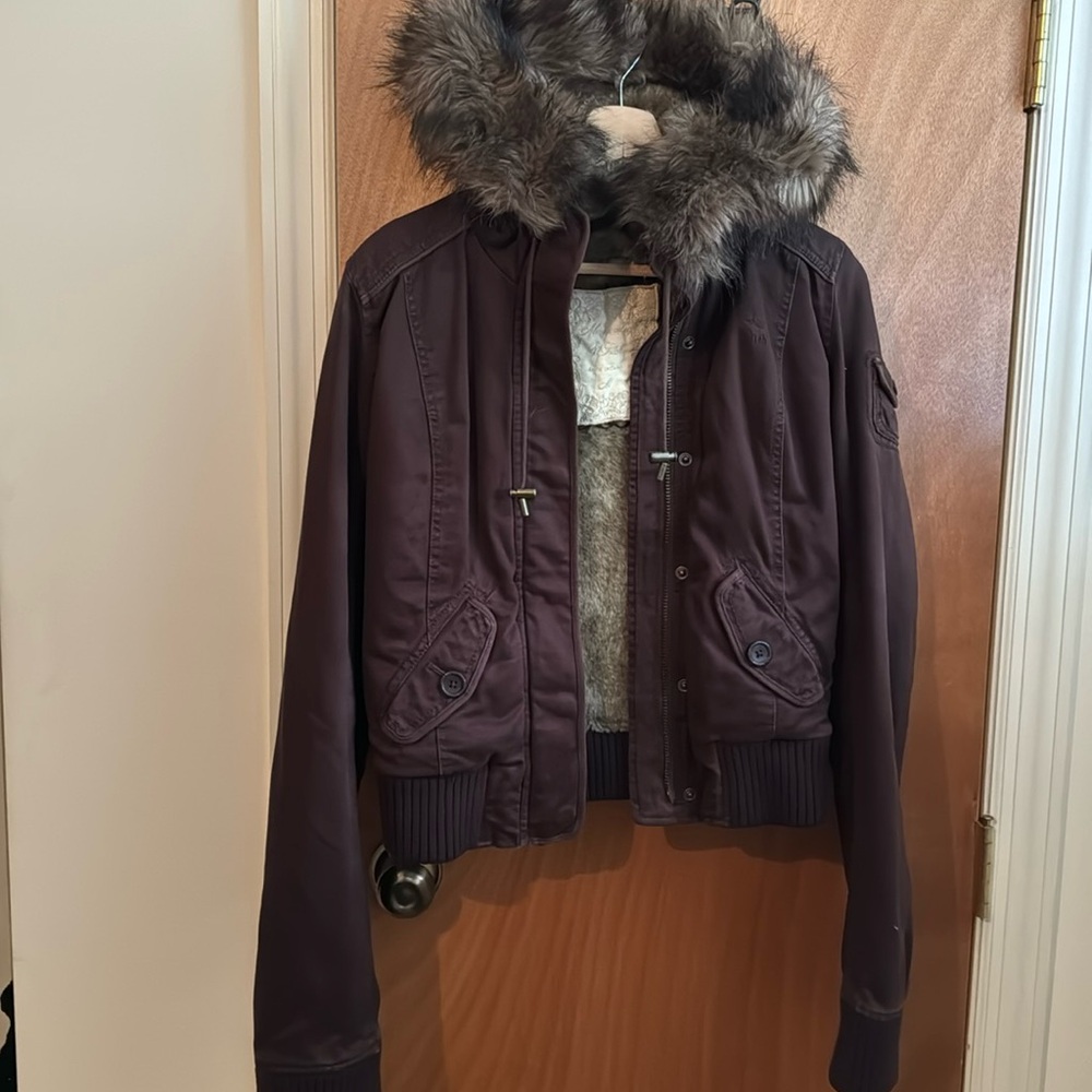 vintage Abercrombie & Fitch Fur Jacket